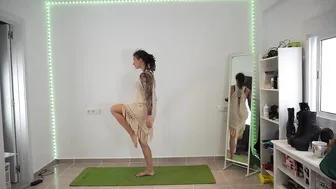 SHORT CLIPS: dynamic airplane | yoga in a dress #3