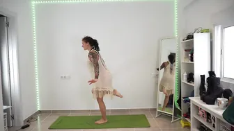 SHORT CLIPS: dynamic airplane | yoga in a dress #5