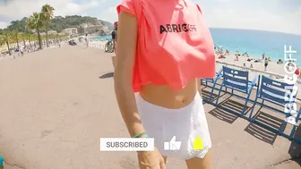 [4K] Transparent crop top Try On Haul lifestyle for summer #2