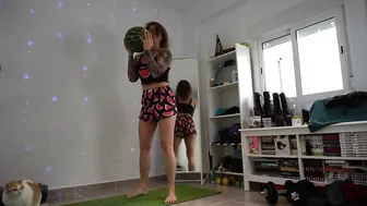 SHORT CLIPS: Goblet... nope! WATERMELON squat #4