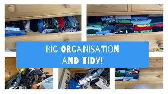 Organisation Motivation! - Tidy and Organise my Sons Clothes For Summer 2021 space saving tips!