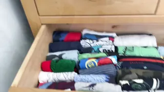 Organisation Motivation! - Tidy and Organise my Sons Clothes For Summer 2021 space saving tips! #5