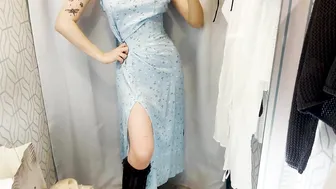 Try on Haul [4K] Tight Summer Dress #3