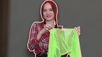 Sizzling Styles Revealed: Transparent Longsleeve Try-On Haul! In English #1