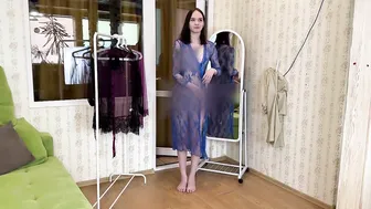 Transparent Robe Try-On Haul || tanya swizfit try on robes special video #3