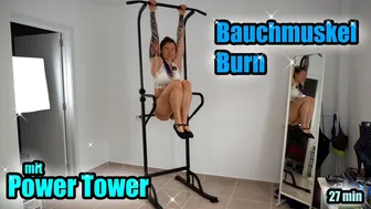 27 min Bauchmuskel-Training mit POWER TOWER // DEUTSCH #1