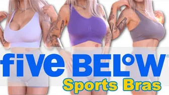 5 Below has SPORTS BRAS!? Holy Cow!! Try On Haul!