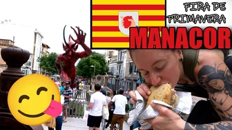 MALLORCA VLOG: FIRST TIME Fira de Primavera in MANACOR // yummy // food // Mallorca travel