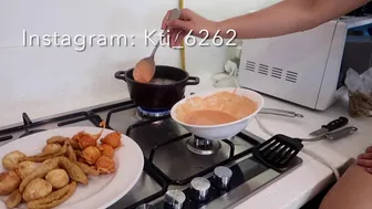 Making Filipino Street foods quail EGGS, kikyam and fishball by Kaye Torres