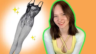 Daring and Dazzling: Jaw-Dropping Transparent Bodysuits Try-On Spectacle!