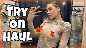 [4K] Transparent Try on Haul 2024 | Transparent Fabric clothes with Karen 2024