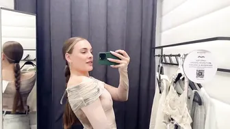 [4K] Transparent Try on Haul 2024 | Transparent Fabric clothes with Karen 2024 #2