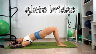 SHORT CLIPS: glute bridge