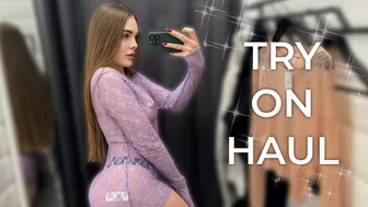 Try on haul 2024 | Transparent wear haul with Karen