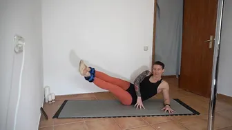 16 min CORE Workout mit Gewichtsmanschetten // DEUTSCH #5