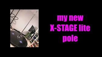 VLOG: my new X-STAGE lite pole #1