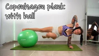 SHORT CLIPS: Copenhagen plank on exercise ball