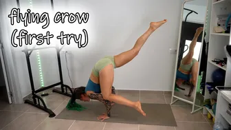 SHORT CLIPS: flying crow pose