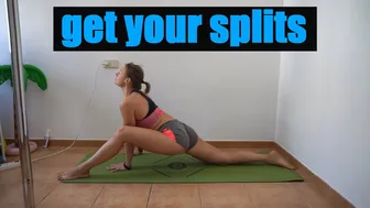 Get your splits // Stretching Routine // ENGLISH