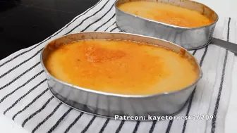 How to make creme caramel (leche flan) in oven by kaye torres #5