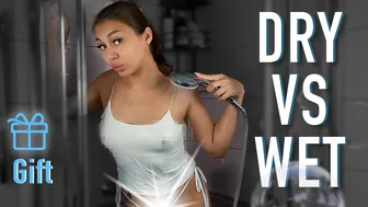 [4K] NEW Dry Vs Wet Haul | Transparent Outfit 2024