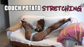 couch potato stretching // ENGLISH