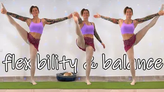 SHORT CLIPS: leg flexibility & balance // yoga art