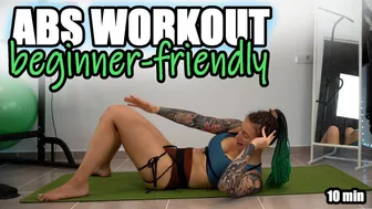 10 min abs session | beginner-friendly // ENGLISH #1