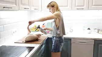 Готовка / запекаю утку в духовке /Cooking / baking duck in the oven #2