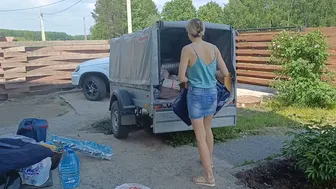 сбор вещей в отпуск / collecting things on vacation