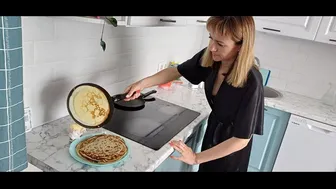 Блинчики на завтрак / Pancakes for breakfast