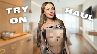 4K Ultimate Transparent Clothing Experiment: See-Through with HoneyDi