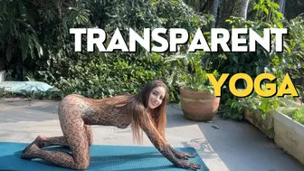 BODYSUIT YOGA TRANSPARENT TRY ON HAUL 4K