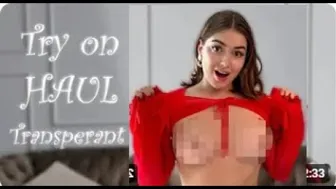 TRANSPARENT Try on Haul 4K