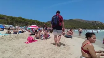 Beach walk | Cala Agulla | Mallorca 4K ❤❤️❤❤❤❤