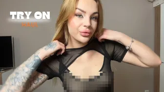 Hot [4K] Try on Haul Transparent | Try on 2024