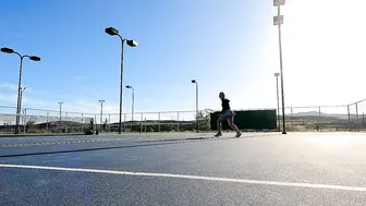 Biking and Tennis, does it get any better than this? #3