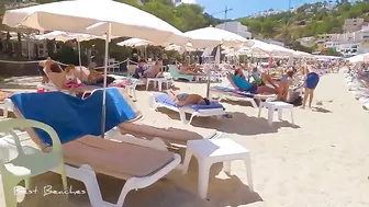 IBIZA Spain July 2024, Cala Vedella Beach Walk 4K // Best Beaches 2024 #3