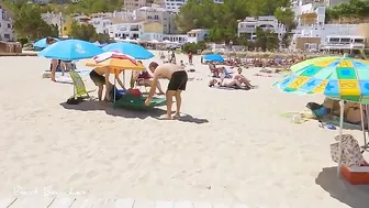 IBIZA Spain July 2024, Cala Vedella Beach Walk 4K // Best Beaches 2024 #4