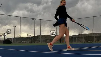 Thank goodness for Tennis skirts #1