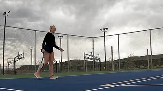 Thank goodness for Tennis skirts #4