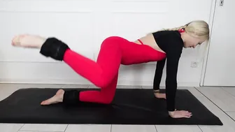 Unlock Your Booty Potential! Wanna Rock a Booty Like Mine? 10-Minute Home Workout with Ankle Weights #2