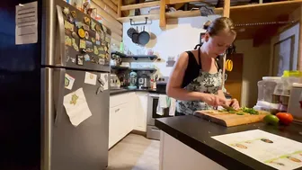 Let’s cook in booty shorts. #4