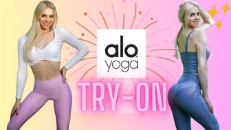 alo yoga Leggings Try-On Haul | See Thru or Gym Approved?