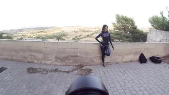 LATEX PHOTOSHOOT AMONG TOURISTS IN MDINA - Project L #61 #5