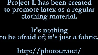 Project L: Part 49 - Behind the scenes of a latex photoshoot #5