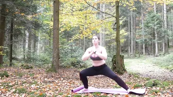 relaxing yoga flow in nature #4