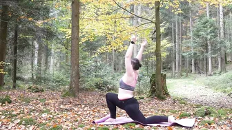 relaxing yoga flow in nature #5