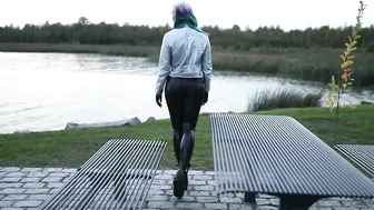 Walking the dog in a latex catsuit | Project L: Part 69 #5