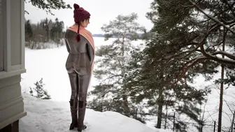 Tuusulanjärvi by winter | Project L: Part 89 - Behind the scenes of a latex photoshoot #1